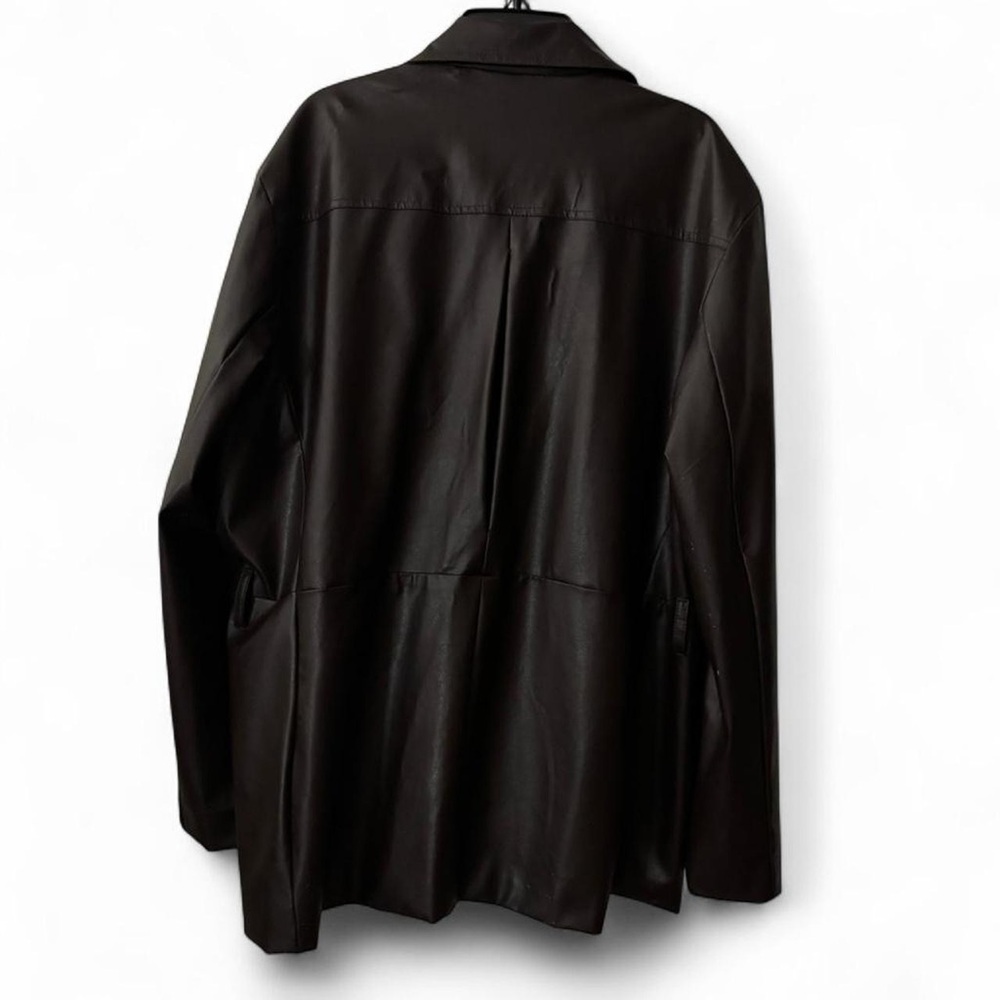 Neutral Zone Missy Dark Brown Leather Jacket - Picture 3 of 7